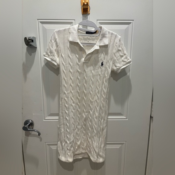 Polo Ralph Lauren Skinny Fit Cable Cotton Polo Dress - Picture 2 of 4